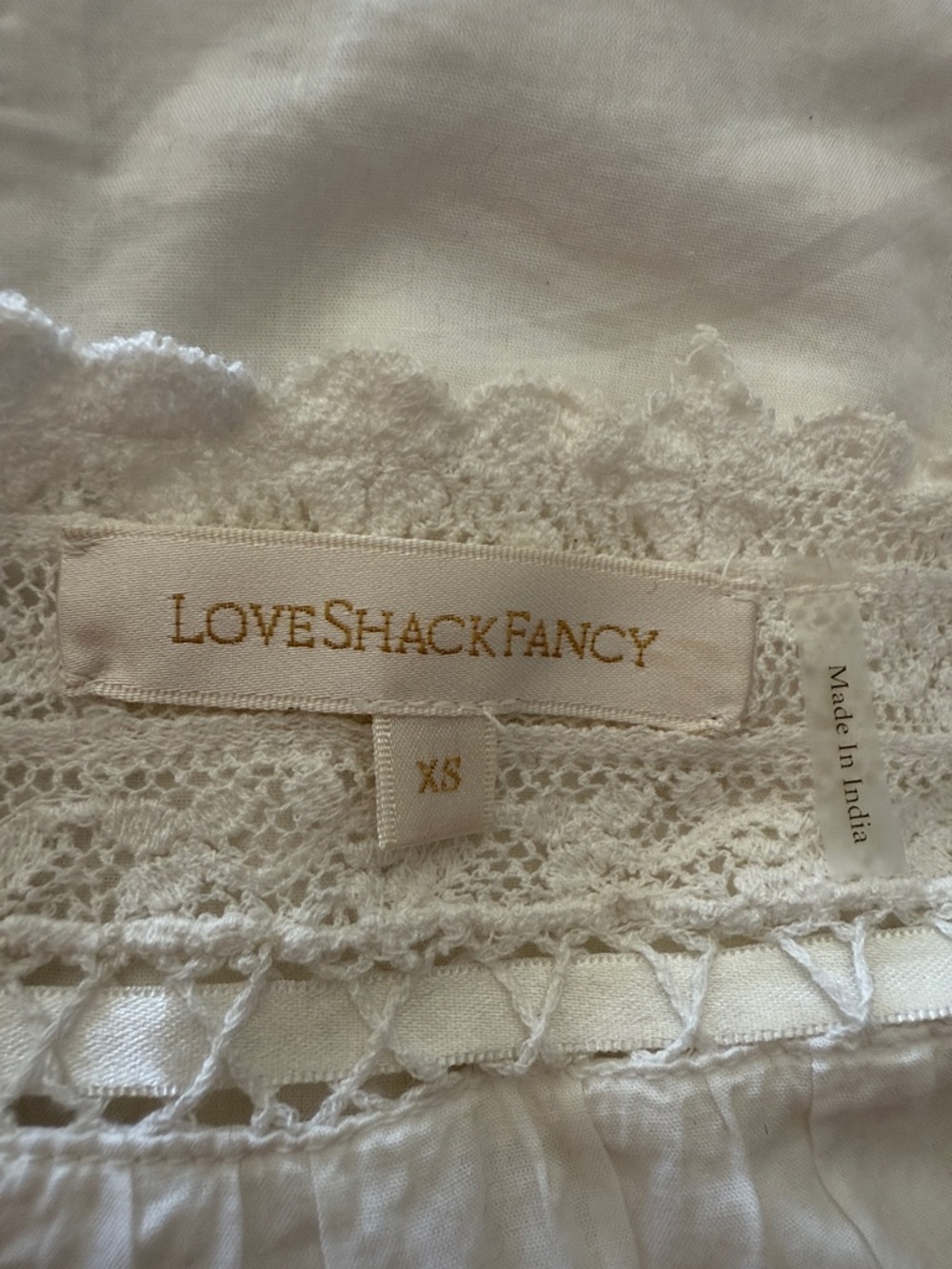 LoveShackFancy Lace Eyelet Camisole Top - Picture 12 of 16